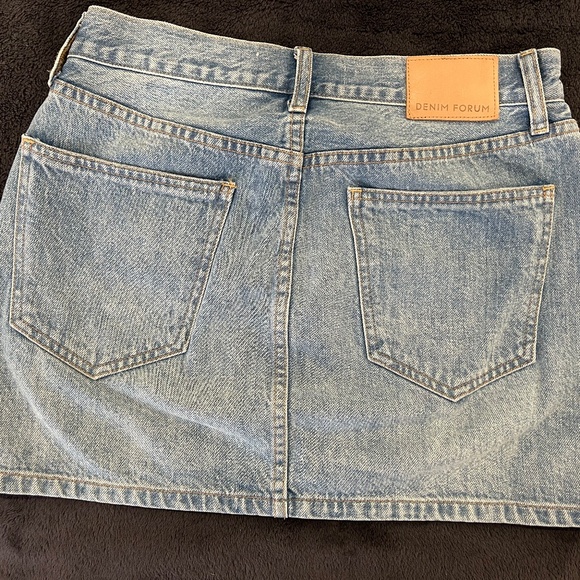 Denim Forum Dresses & Skirts - Demin forum skirt Aritzia